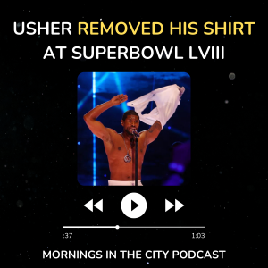 Usher Removed his Shirt at Superbowl LVIII